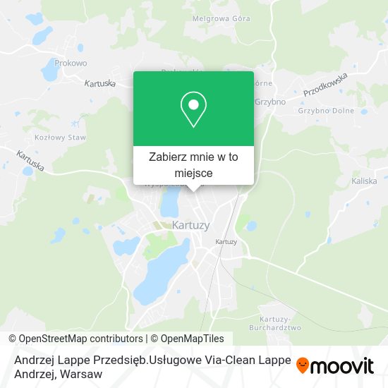 Mapa Andrzej Lappe Przedsięb.Usługowe Via-Clean Lappe Andrzej