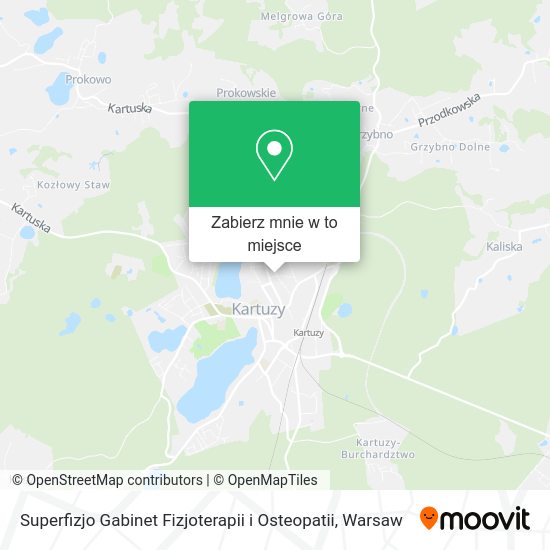 Mapa Superfizjo Gabinet Fizjoterapii i Osteopatii