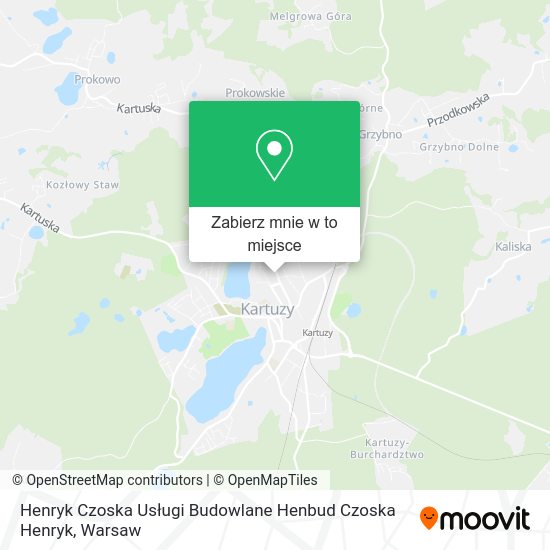 Mapa Henryk Czoska Usługi Budowlane Henbud Czoska Henryk