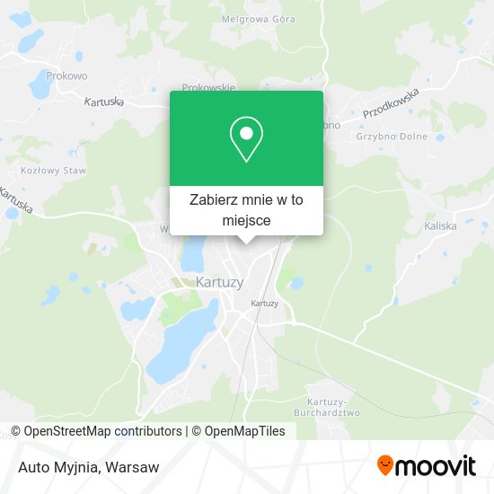 Mapa Auto Myjnia