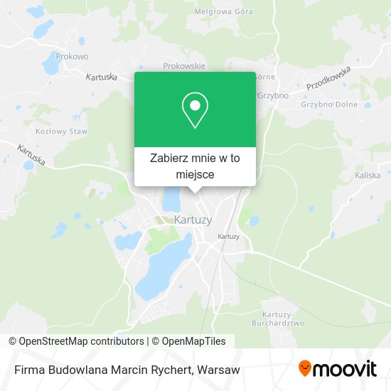 Mapa Firma Budowlana Marcin Rychert