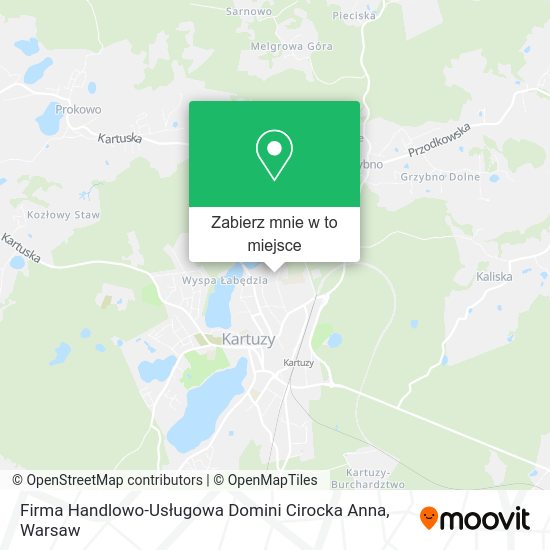 Mapa Firma Handlowo-Usługowa Domini Cirocka Anna