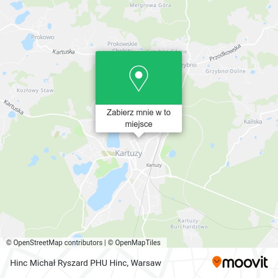 Mapa Hinc Michał Ryszard PHU Hinc