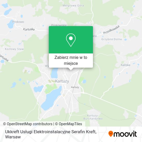 Mapa Ukkreft Usługi Elektroinstalacyjne Serafin Kreft