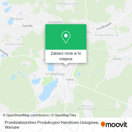 Mapa Przedsiebiorstwo Produkcyjno Handlowo Uslugowe