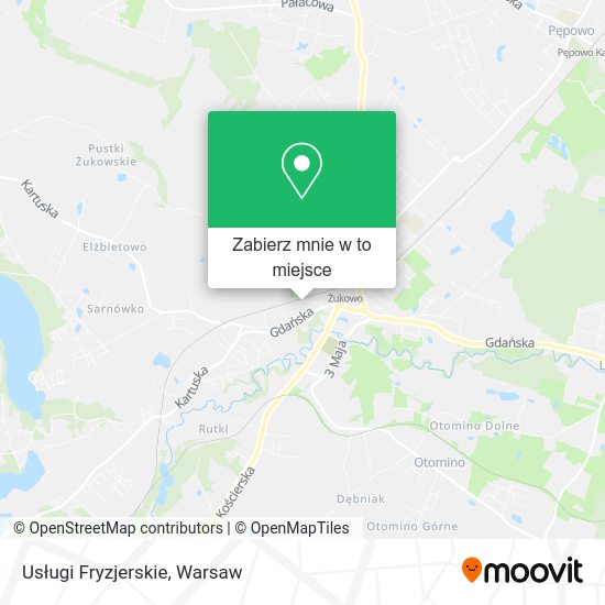 Mapa Usługi Fryzjerskie