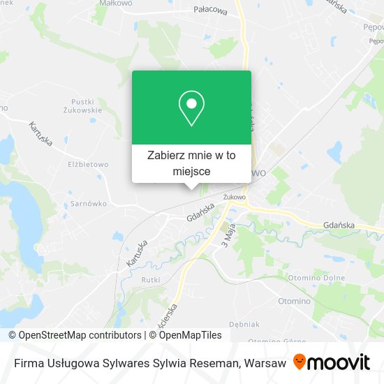 Mapa Firma Usługowa Sylwares Sylwia Reseman