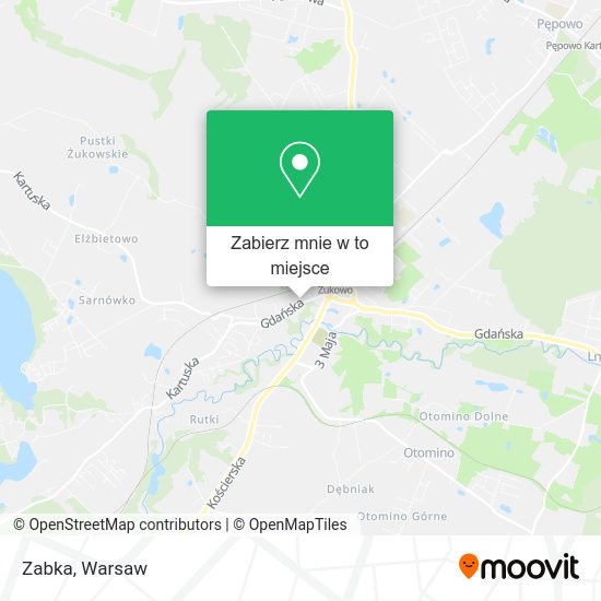 Mapa Zabka