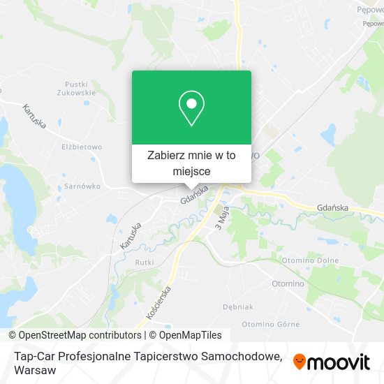 Mapa Tap-Car Profesjonalne Tapicerstwo Samochodowe