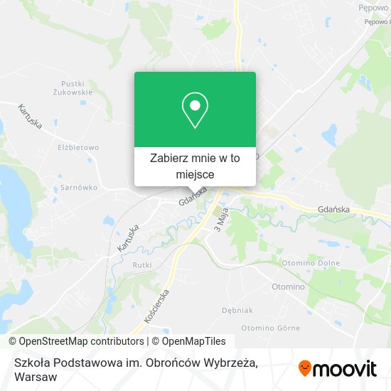 Mapa Szkoła Podstawowa im. Obrońców Wybrzeża