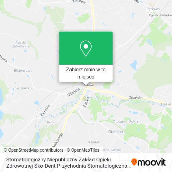 Mapa Stomatologiczny Niepubliczny Zakład Opieki Zdrowotnej Sko-Dent Przychodnia Stomatologiczna