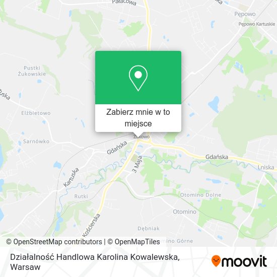 Mapa Działalność Handlowa Karolina Kowalewska