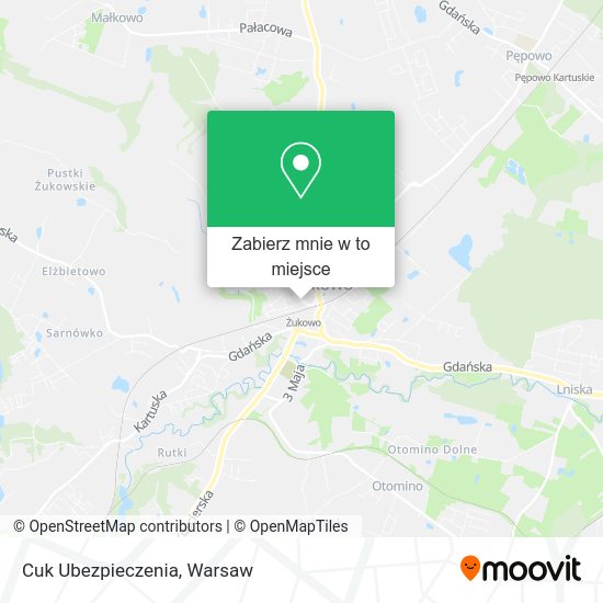 Mapa Cuk Ubezpieczenia