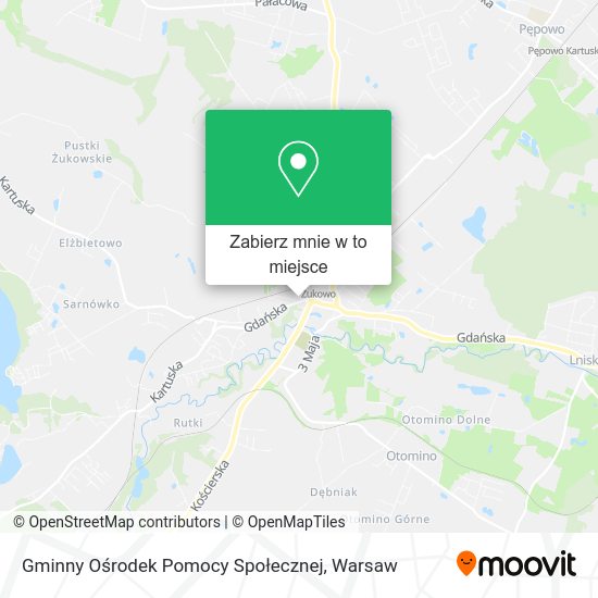 Mapa Gminny Ośrodek Pomocy Społecznej