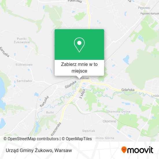 Mapa Urząd Gminy Żukowo