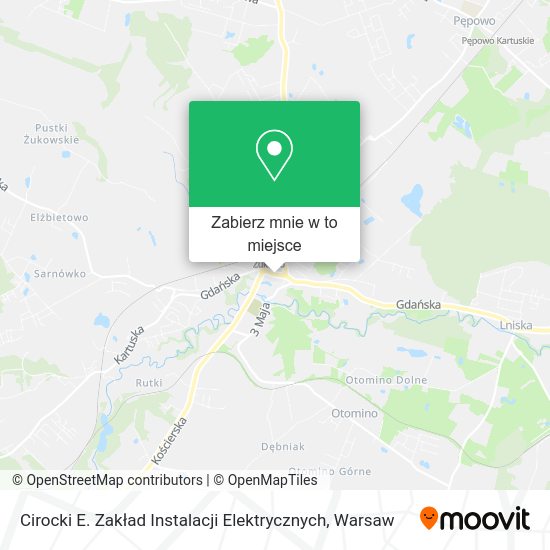 Mapa Cirocki E. Zakład Instalacji Elektrycznych