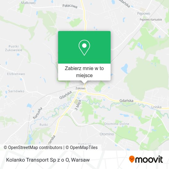 Mapa Kolanko Transport Sp z o O