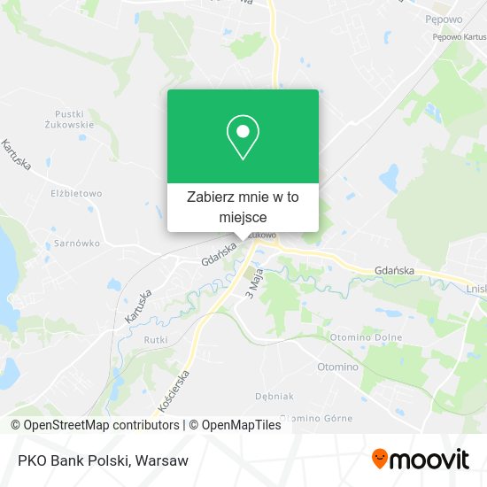 Mapa PKO Bank Polski