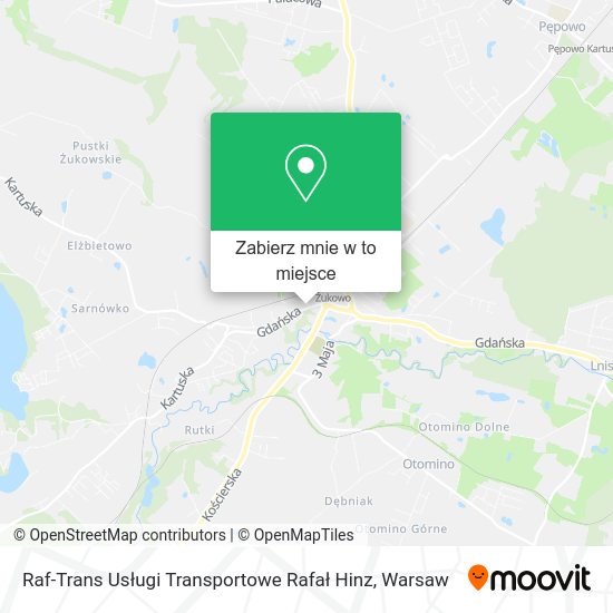 Mapa Raf-Trans Usługi Transportowe Rafał Hinz