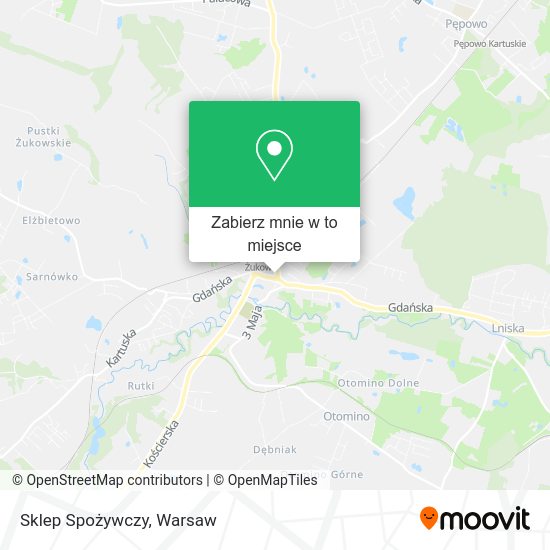 Mapa Sklep Spożywczy