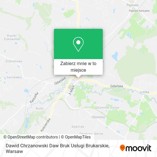 Mapa Dawid Chrzanowski Daw Bruk Usługi Brukarskie