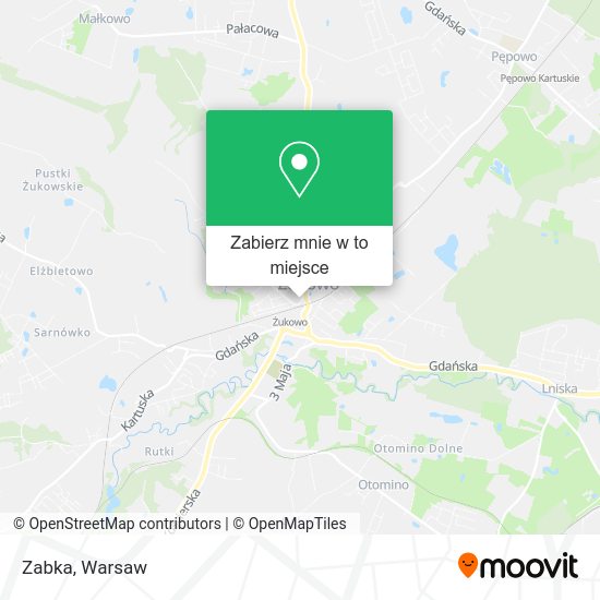 Mapa Zabka