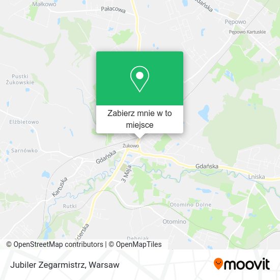 Mapa Jubiler Zegarmistrz