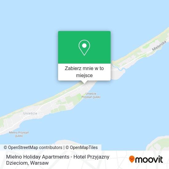 Mapa Mielno Holiday Apartments - Hotel Przyjazny Dzieciom