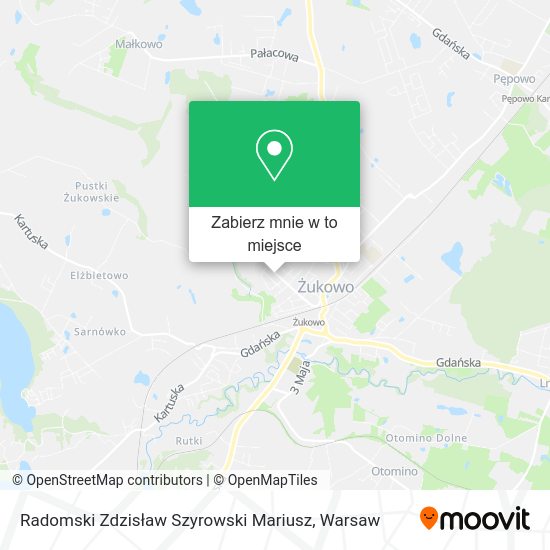 Mapa Radomski Zdzisław Szyrowski Mariusz