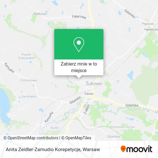 Mapa Anita Zeidler-Zamudio Korepetycje