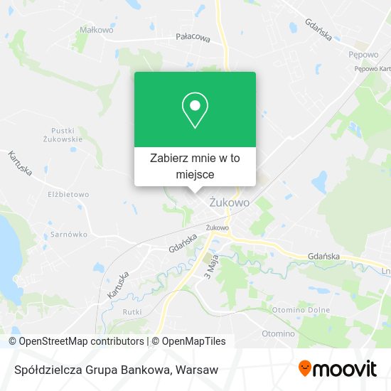 Mapa Spółdzielcza Grupa Bankowa