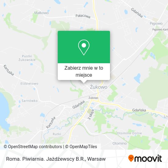 Mapa Roma. Piwiarnia. Jażdżewscy B.R.