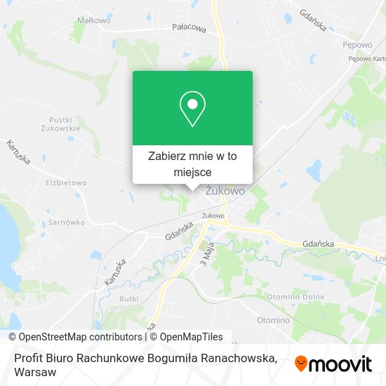 Mapa Profit Biuro Rachunkowe Bogumiła Ranachowska