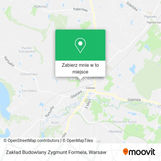 Mapa Zakład Budowlany Zygmunt Formela