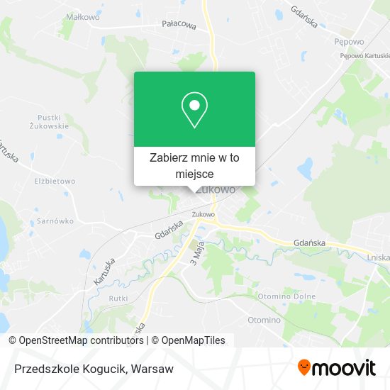 Mapa Przedszkole Kogucik