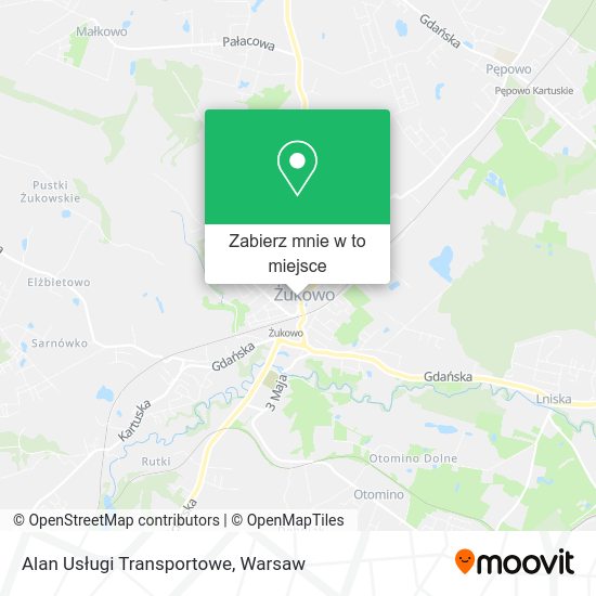 Mapa Alan Usługi Transportowe