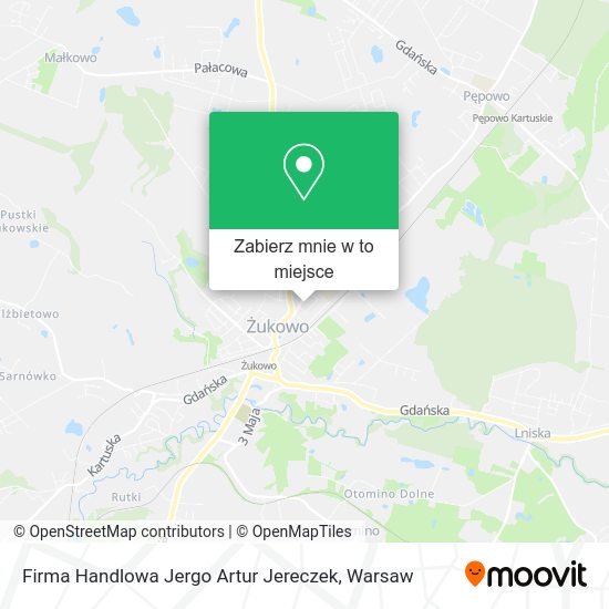 Mapa Firma Handlowa Jergo Artur Jereczek