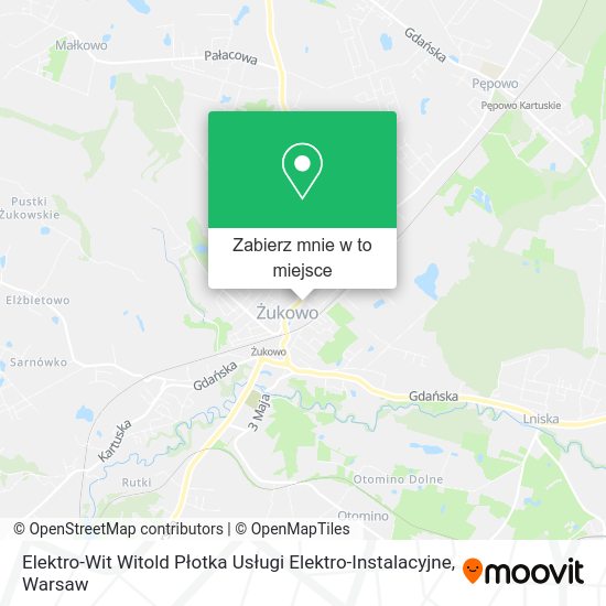 Mapa Elektro-Wit Witold Płotka Usługi Elektro-Instalacyjne