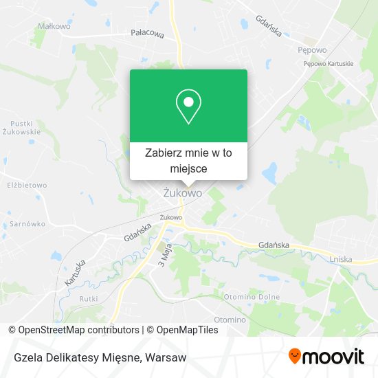 Mapa Gzela Delikatesy Mięsne