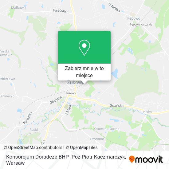 Mapa Konsorcjum Doradcze BHP- Poż Piotr Kaczmarczyk