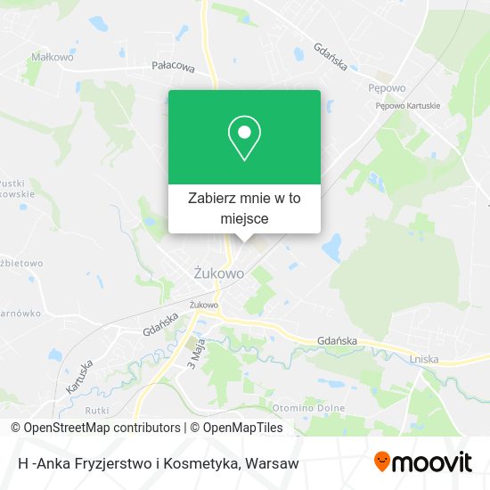 Mapa H -Anka Fryzjerstwo i Kosmetyka