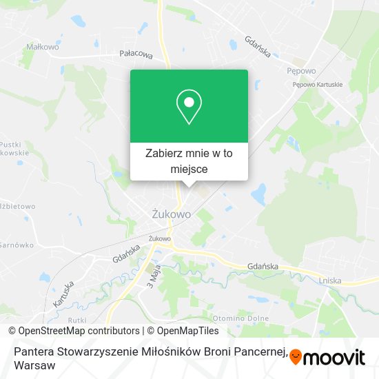 Mapa Pantera Stowarzyszenie Miłośników Broni Pancernej