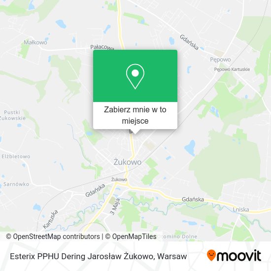 Mapa Esterix PPHU Dering Jarosław Żukowo