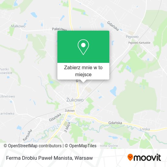 Mapa Ferma Drobiu Paweł Manista