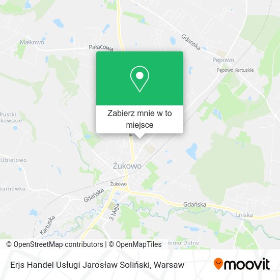 Mapa Erjs Handel Usługi Jarosław Soliński
