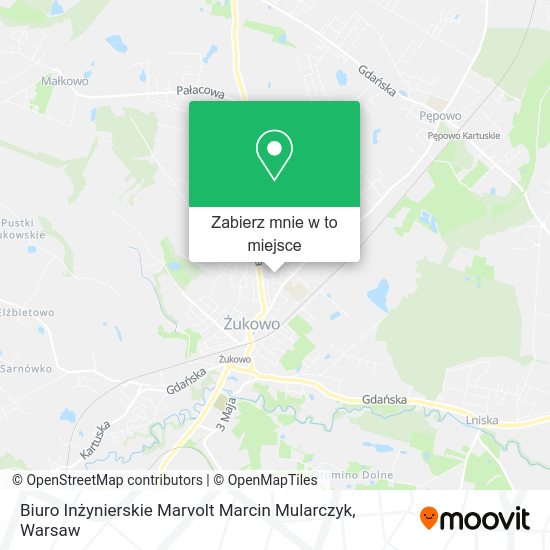 Mapa Biuro Inżynierskie Marvolt Marcin Mularczyk