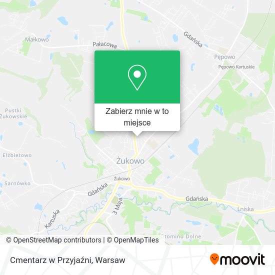 Mapa Cmentarz w Przyjaźni