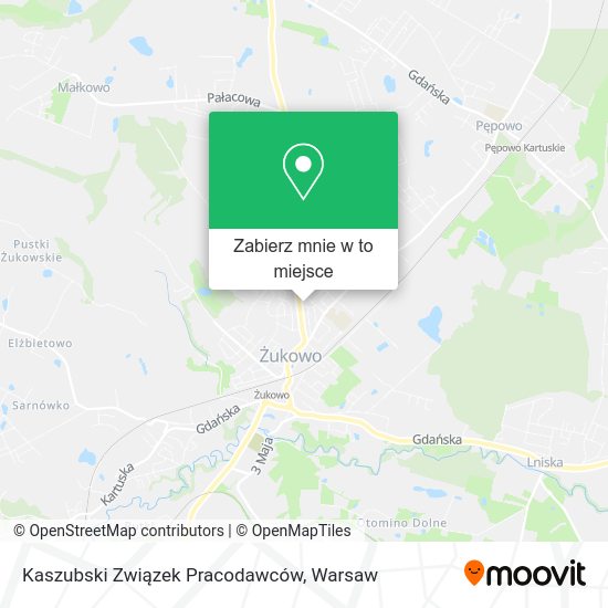 Mapa Kaszubski Związek Pracodawców