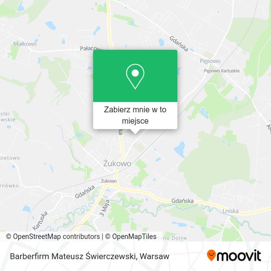 Mapa Barberfirm Mateusz Świerczewski