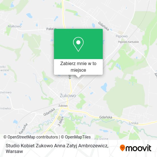 Mapa Studio Kobiet Zukowo Anna Zatyj Ambrozewicz